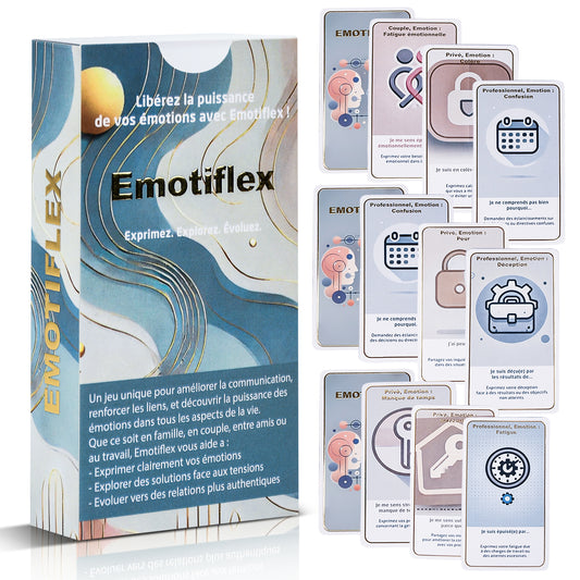Jeu de Carte emotions Thérapeutique pour Mieux Communiquer et Explorer les Émotions